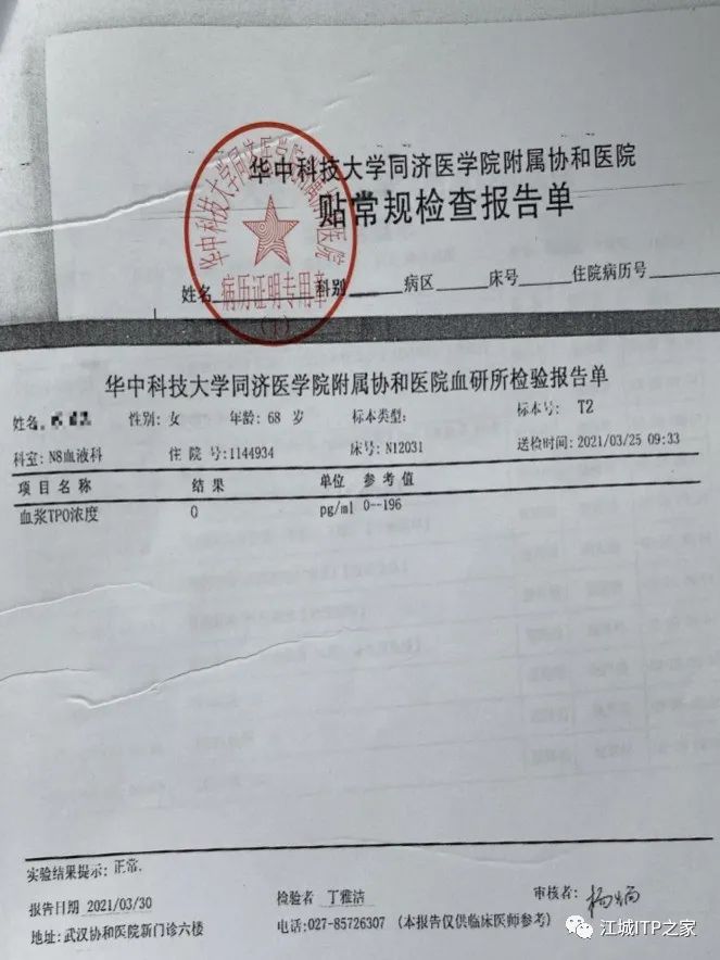 大咖谈病例 | 梅恒教授点评—肿瘤化疗后血小板减少症（CIT）病例解析-ITP家园